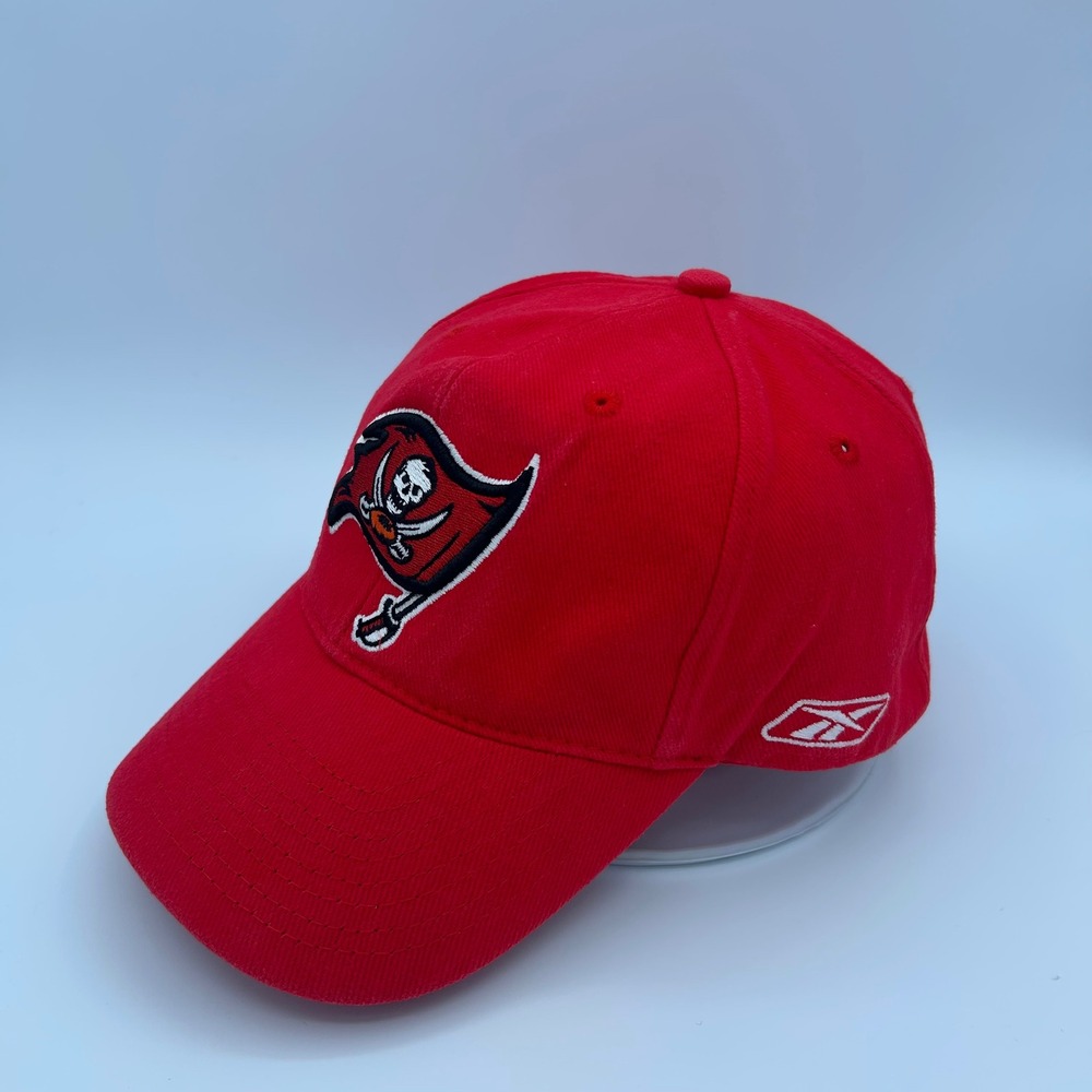 Vintage‎ Tampa Bay Buccaneers Reebok Hat Adjustable Mens OSFA Red Sporty Y2K